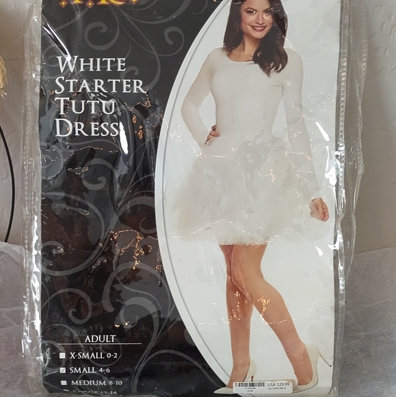 Spirit Halloween Tutu Dress white/ sz small - Picture 5 of 5